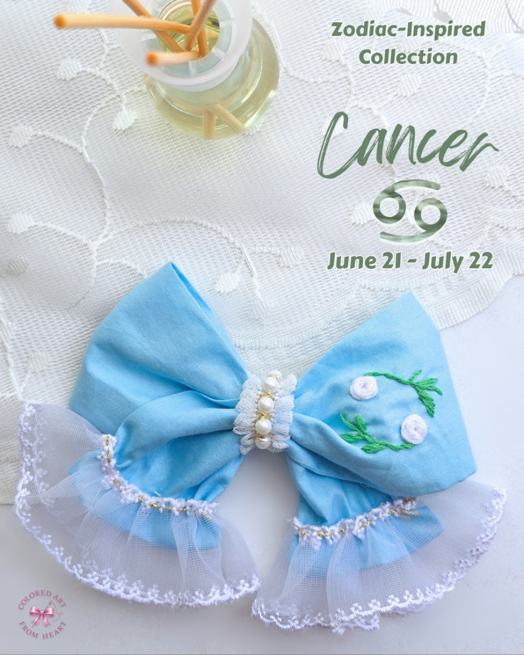 Cancer Bow - Zodiac-Inspired Collection
