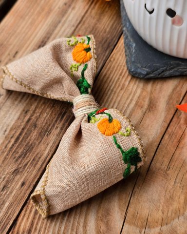 Autumn Pumpkin - Signature Bow