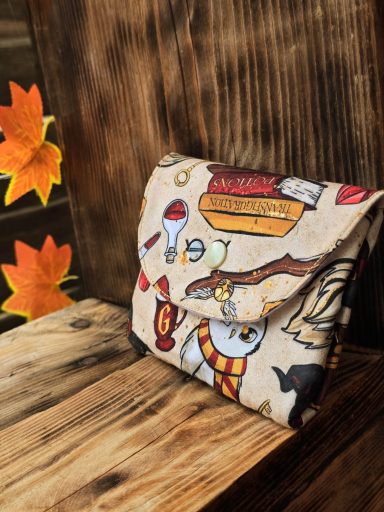 Magical School Energy - Fabric Pouch Fabric small pouch for keeping the little essentials together