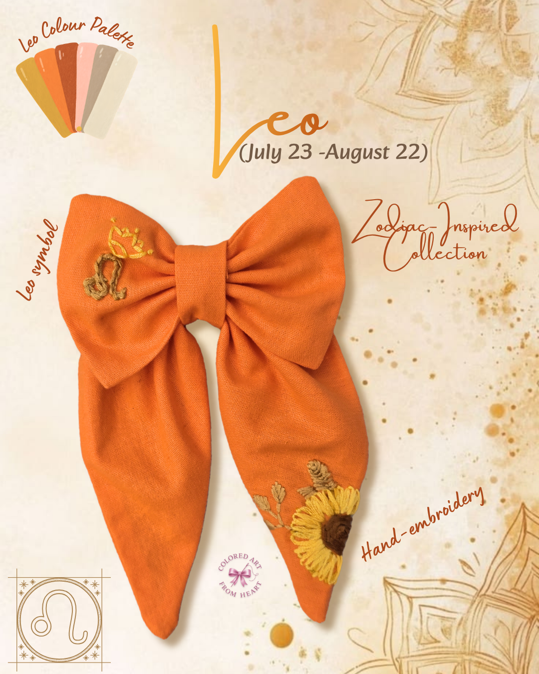 Leo Bow - Zodiac-Inspired Collection