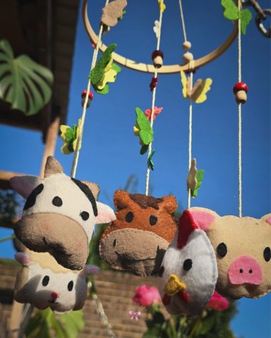 Farm Animals - Baby Mobile